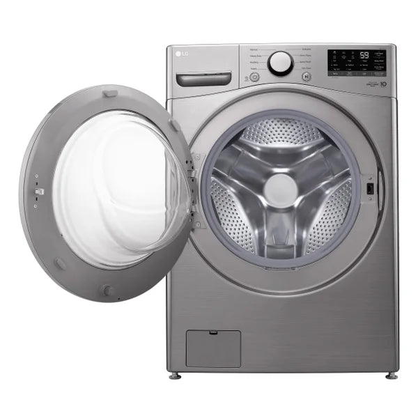 Quick Ship Quick Ship Online Only Mix and Match LG 5.2 cu. ft. Graphite Steel Ultra Large Capacity Front Load Washer with 6Motion Technology