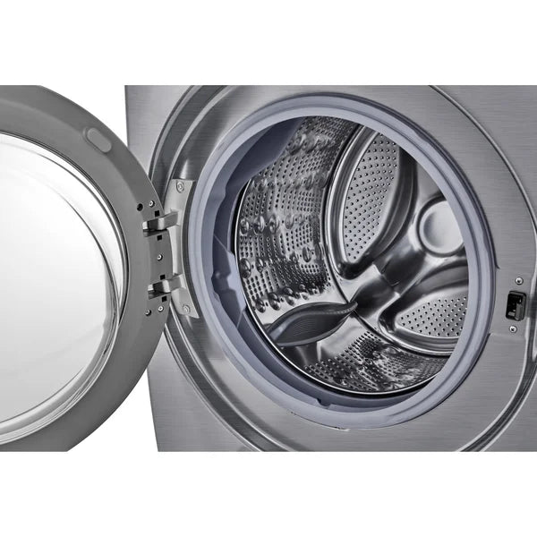 Quick Ship Quick Ship Online Only Mix and Match LG 5.2 cu. ft. Graphite Steel Ultra Large Capacity Front Load Washer with 6Motion Technology