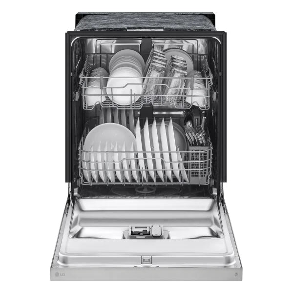 LG 24 in. Stainless Steel Front Control Dishwasher with LoDecibel Operation and Dynamic Drys