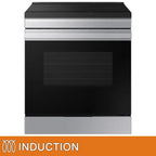Samsung BESPOKE 30 in 6.3 cu. ft. Stainless Steel Slide-In Induction Range with Anti-Scratch Glass Cooktop and Air Fry