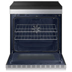 Samsung BESPOKE 30 in 6.3 cu. ft. Stainless Steel Slide-In Induction Range with Anti-Scratch Glass Cooktop and Air Fry