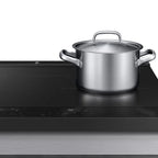 Samsung BESPOKE 30 in 6.3 cu. ft. Stainless Steel Slide-In Induction Range with Anti-Scratch Glass Cooktop and Air Fry