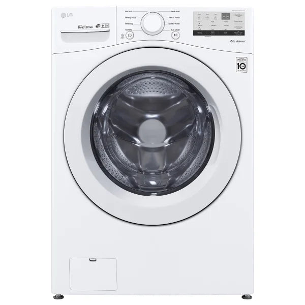 LG 5.2 cu ft. White Front Load Washer with Cold Wash Technology