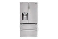 Online Only Quick Ship Mix and Match LG 36 in. 28 cu. ft. Stainless-steel French Door Refrigerator with Smudge-resistant Finish and SmartThinQ Wi-Fi